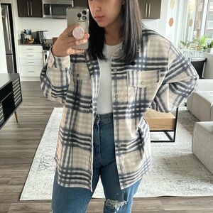 Checkered Shacket